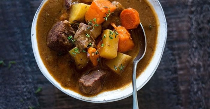 Healthy Slow Cooker Beef Stew
