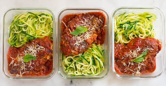 Meal Prep Healthy Chicken Parmesan