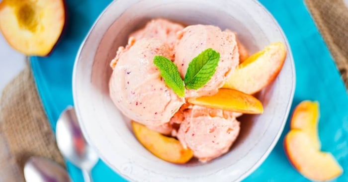 Peach Frozen Yogurt