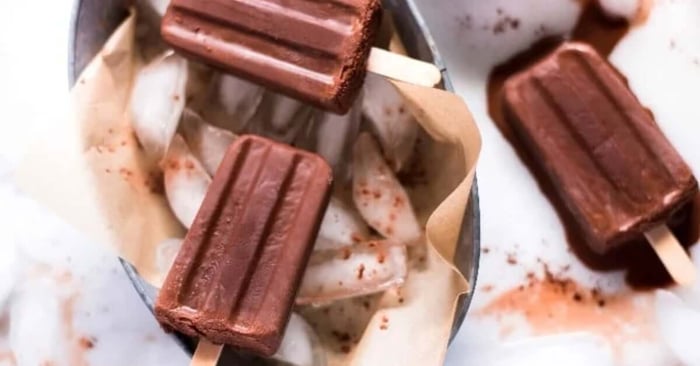 An image of a finished Fudgecicles.