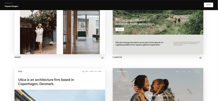 Squarespace templates