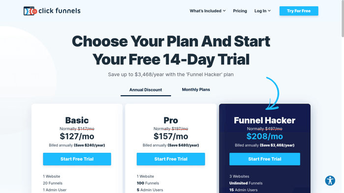 ClickFunnels pricing