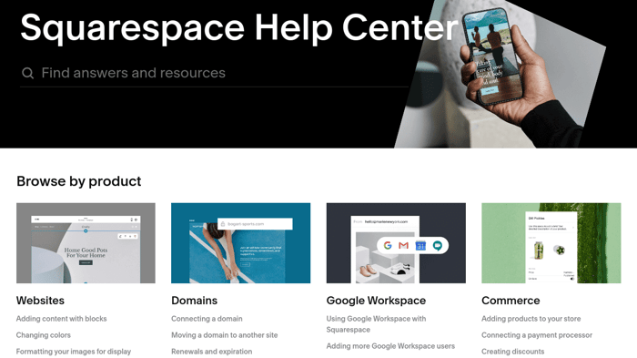 Squarespace support