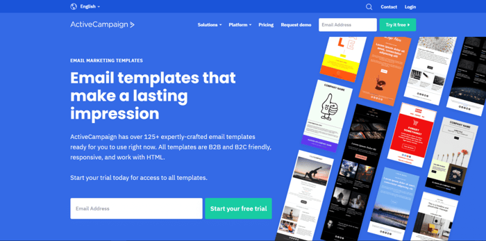ActiveCampaign email templates