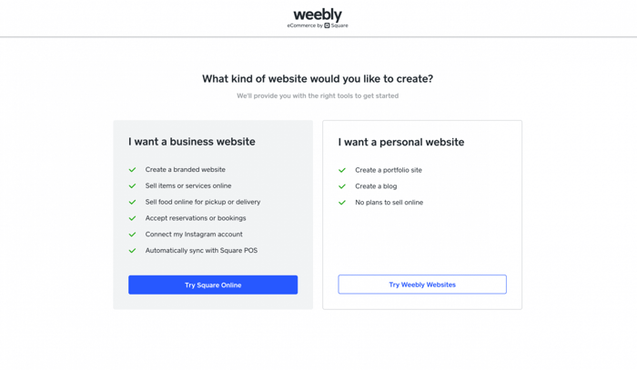 What is Weebly: Business website and personal website