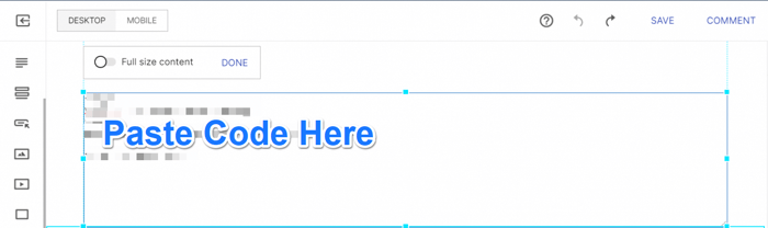 Edit html block