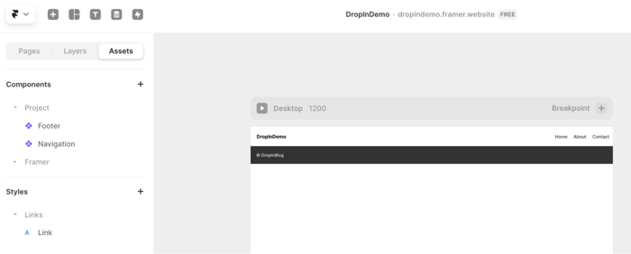 Framer blog install step