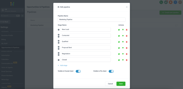 How to use GoHighLevel: Pipelines