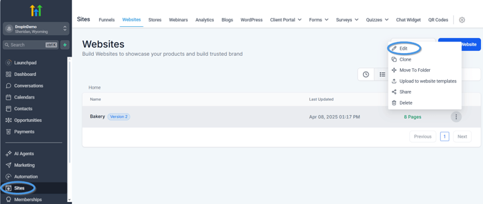 HighLevel blog install step
