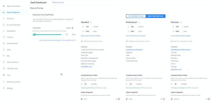 HighLevel SaaS Mode