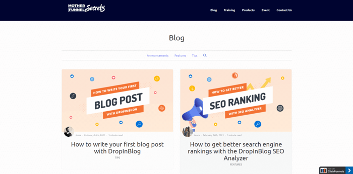How to create a blog on ClickFunnels