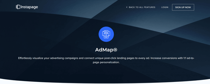 Instapage admap
