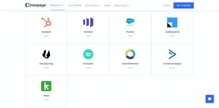 Instapage integrations