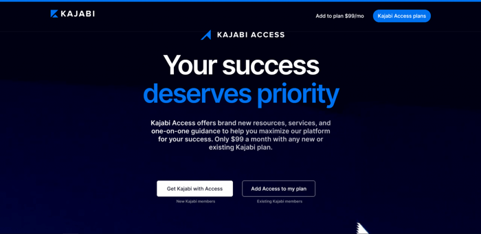 Kajabi access