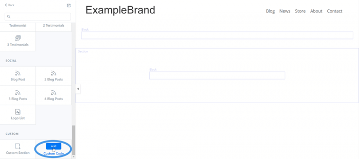 Kajabi add custom code