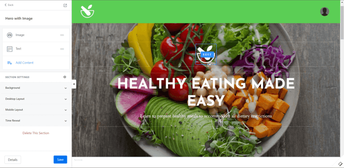 Kajabi landing page customization