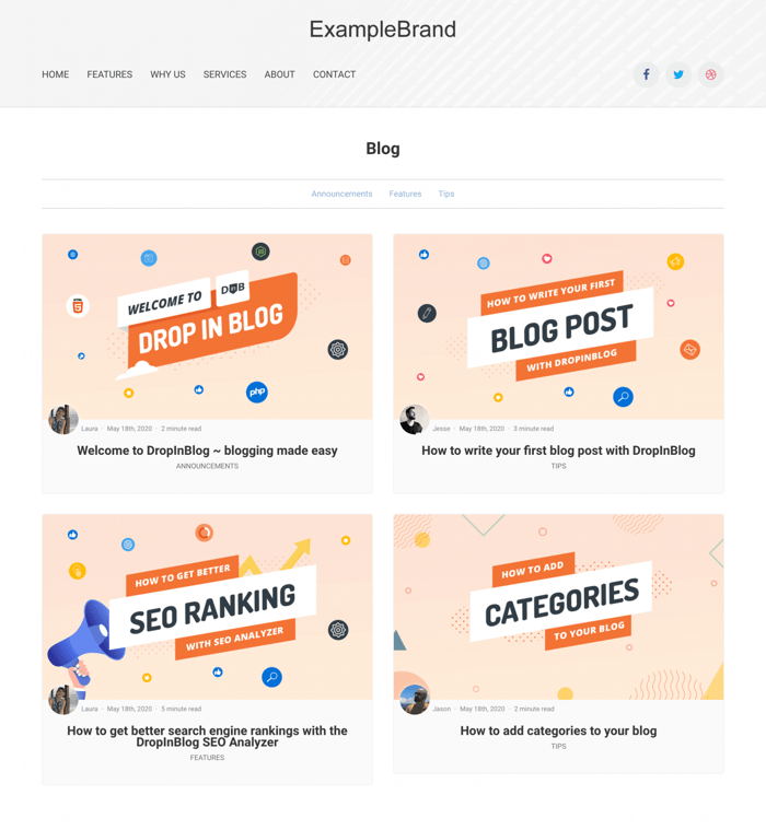example of kartra blog