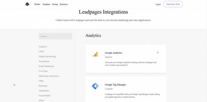 What is Leadpages: Leadpages integrations