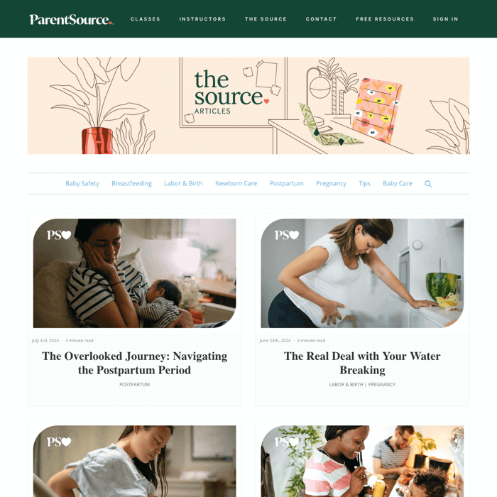 ParentSource blog