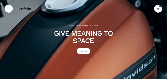 Portfolios Webflow template