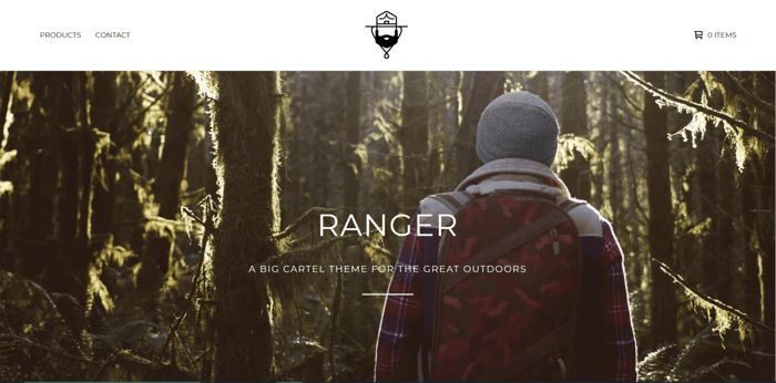 Big Cartel themes - Ranger