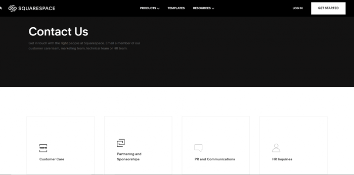 Webflow vs Squarespace support