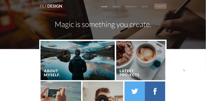 TileDesign Webflow template
