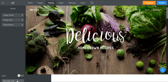 Weebly vs Wix: Weebly edit html css