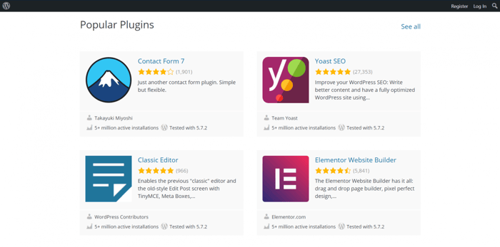 WordPress plugins