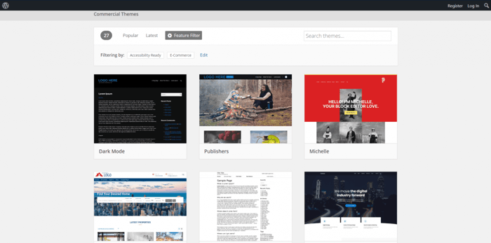 WordPress themes