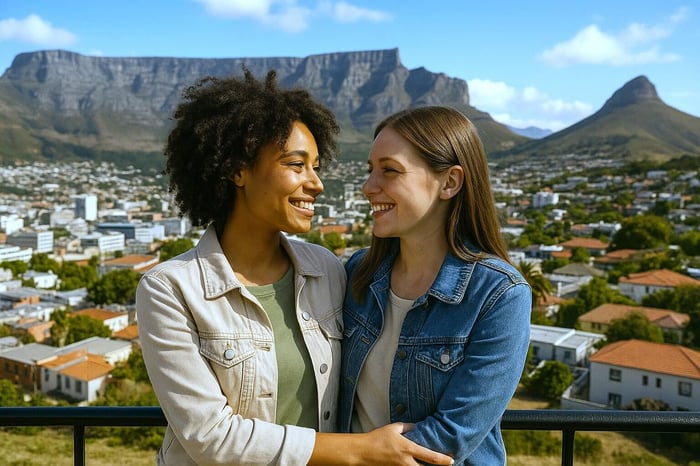 Lesbian Couple in Capetown
