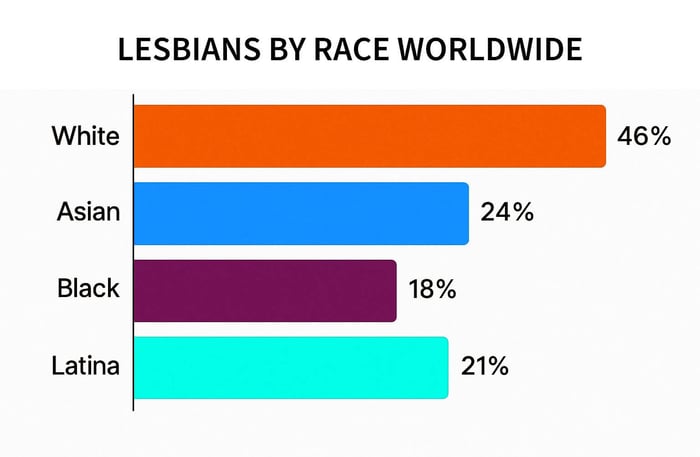 Chart: Lesbians by Race Worldwide