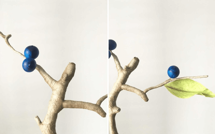 Crepe Paper Sloe Berry Branch Tutorial