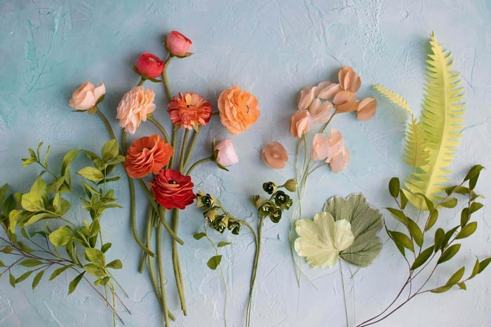 Small Paper Flower Bouquets