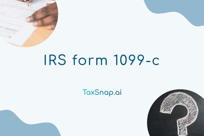 IRS form 1099-c