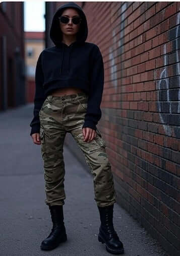 Camouflage Hose Outfit