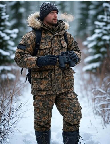 Herren Jagd Winterjacke