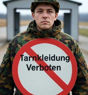 Tarnkleidung Verboten
