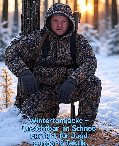 Tarnjacke Winter