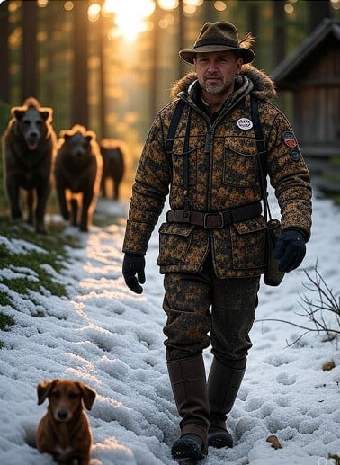 Traditionelle Jagdbekleidung