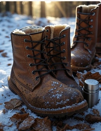 Jagdstiefel Lammfell