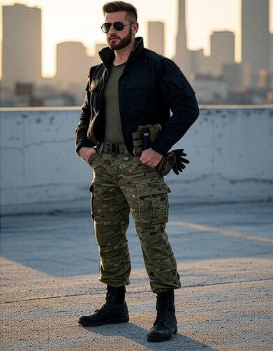 cargo camouflage hose herren