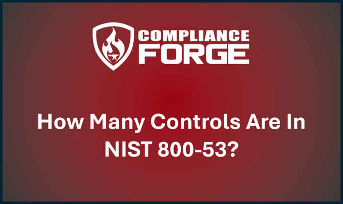 How many controls are in NIST 800-53 R5?