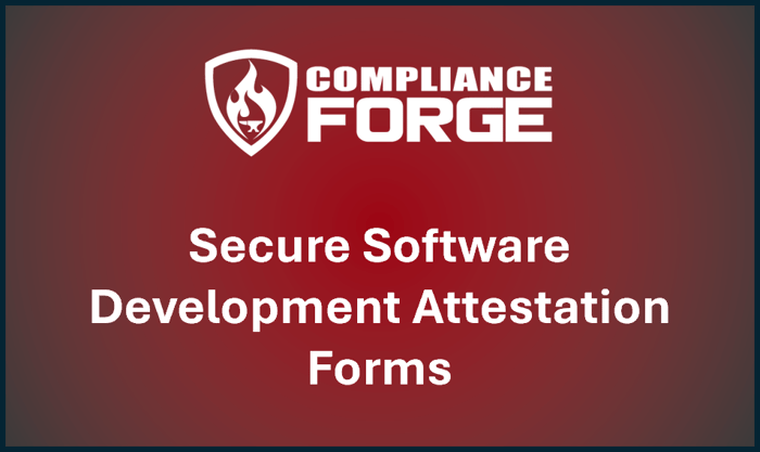 Secure Software Development Attestation Forms