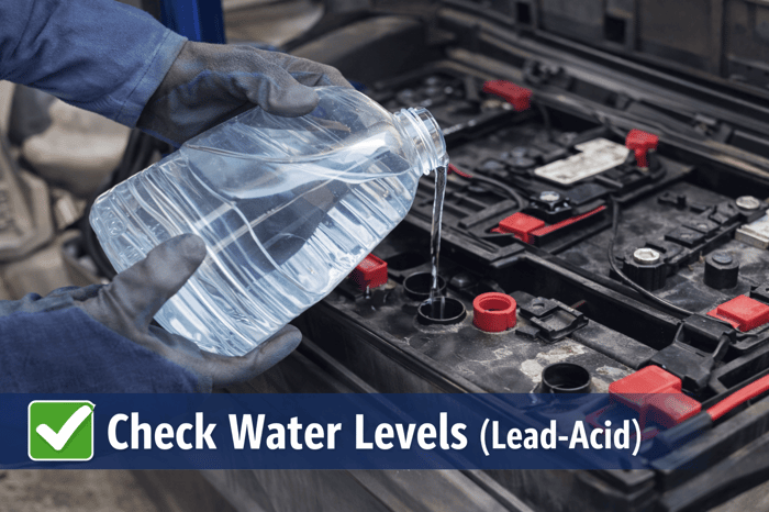 Winter Golf Cart Water Levels