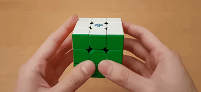 Home grip on the 3x3 Rubik's Cube