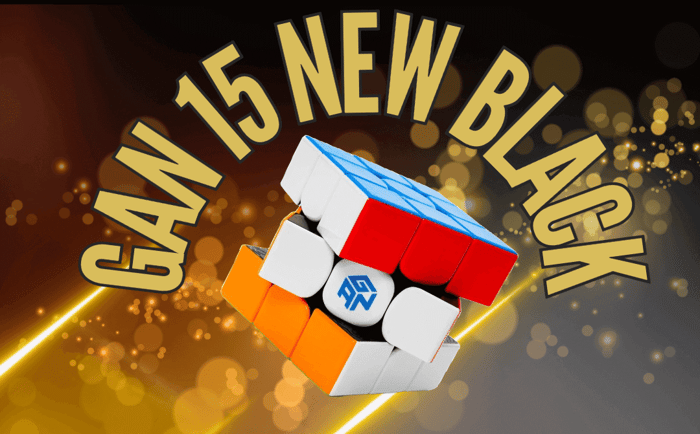 Meet the GAN 15 3x3 New Black, GAN's Lightest Flagship Ever