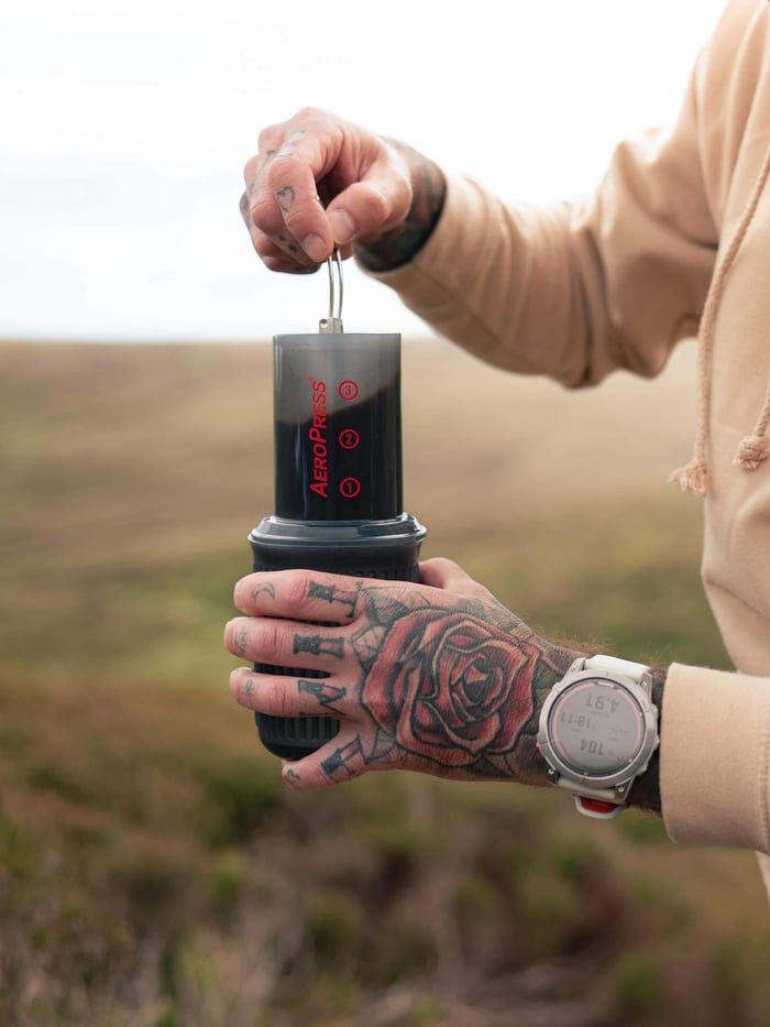 How to Make Coffee with an AeroPress Using Fuelled Omni Ground Coffee