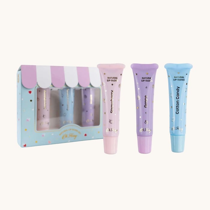 Natural Lip Gloss for Kids – Gift Set or Singles