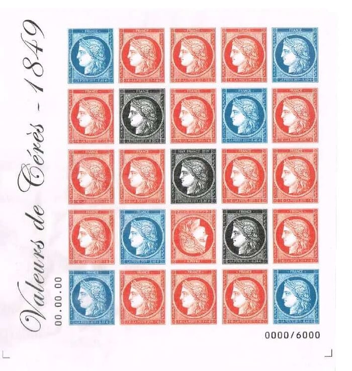 bloc-souvenir valeurs de Cérès